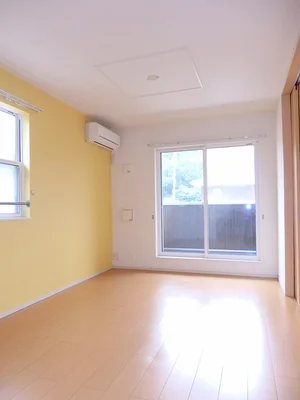 前空駅（広島県）のマンスリーマンション・ウィークリーマンション「サニーブリーズ物見東　Ａ 202・洋室(No.1208420)」メイン画像