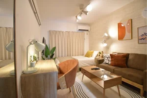 香川大学幸町キャンパス周辺のマンスリーマンション・ウィークリーマンション「【Alphabed30高松西町Ⅱ】駐車場2台OK/無料Wi-Fi/無料レンタル自転車 102・1K(No.1211166)」メイン画像