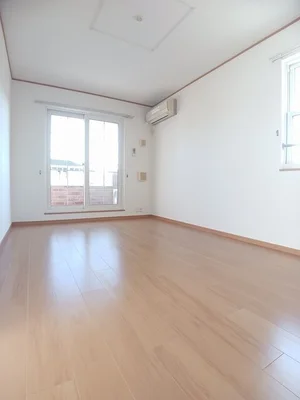 香川県のマンスリーマンション・ウィークリーマンション「パークサイド　Ｂ 202・洋室(No.1216307)」メイン画像