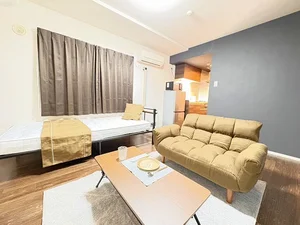 札幌市の家具家電付きマンスリーマンション「⭐厚別区⭐駐車場付き！駅徒歩圏内◎築浅◎✨A102✨ 1k(No.1217544)」メイン画像