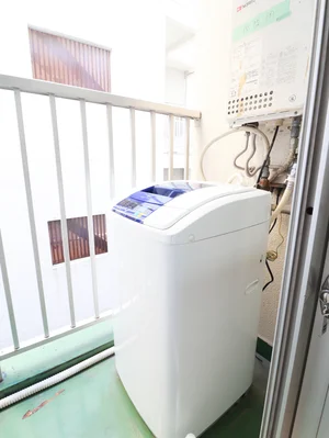 屋外洗濯機　コインランドリーに行かなくても洗濯ができるので毎日清潔に！