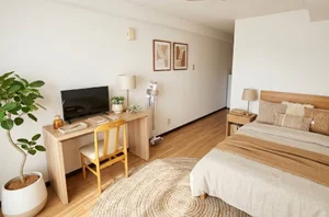 のマンスリーマンション・ウィークリーマンション「🌈🌈【家具家電付のお部屋✨】コンビニ徒歩3分の好立地🚶‍♀️✨ 305(No.1224978)」メイン画像