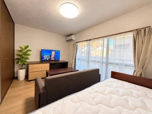 愛知県のマンスリーマンション・ウィークリーマンション「アルDEスリー蟹江 203・ダブルRoom　駐車場有(No.1227201)」メイン画像