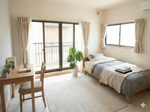 のマンスリーマンション・ウィークリーマンション「【駅近×駐車場有】快適1R✨バストイレ別＆洗濯機付き 101(No.1230009)」メイン画像