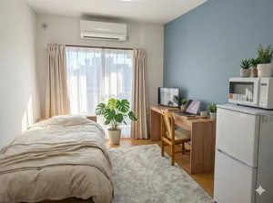 のマンスリーマンション・ウィークリーマンション「【藤枝駅7分】出張に最適✨Wi-Fi無料＆家具家電付きで生活ラクに 405(No.1230010)」メイン画像