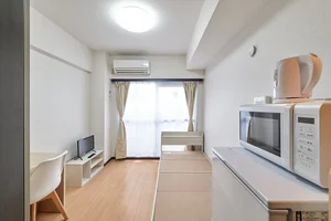 のマンスリーマンション・ウィークリーマンション「梅田まで6分！家具家電・水道、ガス契約不要 1107・家具家電付きアパート(No.1230091)」メイン画像