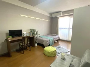 のマンスリーマンション・ウィークリーマンション「🌈新規オープンにつき賃料半額🌈✨唐戸バス停、あるかぽーとまで徒歩1分🚶‍♂️生活利便性✨🛜WIFI無料　🅿️駐車場有🎉 403・1R(No.1231933)」メイン画像