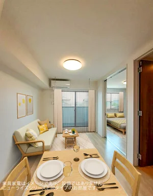 のマンスリーマンション・ウィークリーマンション「ハールピイヒルズ本町 202・洋室(No.1235124)」メイン画像