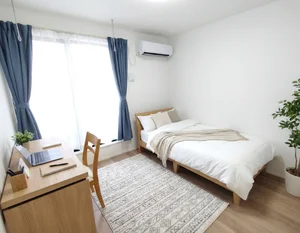 堺市西区のマンスリーマンション・ウィークリーマンション「【✨🏰新築物件🏰✨】鳳駅5分🚉ショッピングモールやコンビニもすぐ近くの便利物件♪家具家電付き🎏 102(No.1238703)」メイン画像