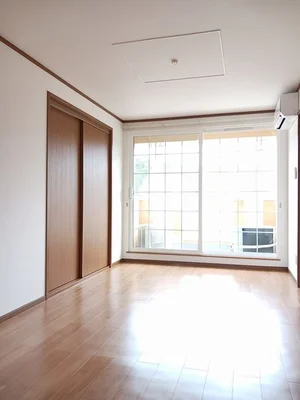 白河市のマンスリーマンション・ウィークリーマンション「ジャン・ピュールⅡ 201・洋室(No.1239779)」メイン画像