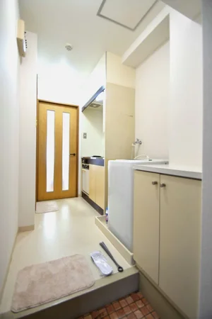 玄関　シューズBOXあり♪また室内洗濯機なので天気が悪い日など関係なく、洗濯していただけます！