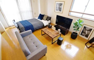 山陽学園短期大学周辺のマンスリーマンション・ウィークリーマンション「Kマンスリー岡山城前【岡山駅東口前】 703・1K-【中部屋】(No.124214)」メイン画像