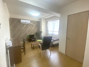 のマンスリーマンション・ウィークリーマンション「🌈新規オープンにつき賃料半額🌈✨MYマンスリー　下関駅前　🚶‍♂️徒歩5分　✨バス・トイレ別 201・1R(No.1243898)」メイン画像