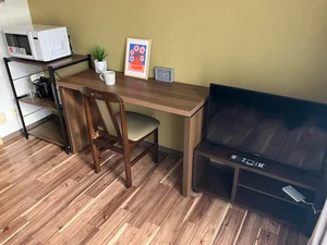 のマンスリーマンション・ウィークリーマンション「🌈新規オープン賃料半額　明石市西新町／山陽西新町駅徒歩2分✨南向き角部屋🔅ネット無料👍スマートTV📺【M027】 202・1K(No.1245746)」メイン画像