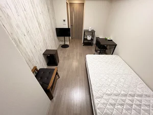 大阪市天王寺区のマンスリーマンション・ウィークリーマンション「SステイPS谷町九丁目駅前【禁煙ルーム・１K・Wi-Fi無料・セミダブルベッド】 (No.1248629)」メイン画像