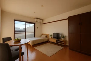 のマンスリーマンション・ウィークリーマンション「富士市駅周辺！家具家電Wifi・駐車場無料！広々1Dk! 303(No.1250011)」メイン画像