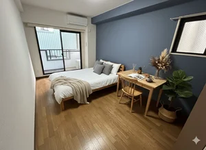 のマンスリーマンション・ウィークリーマンション「【岐阜市若竹町/バス停徒歩５分/人気の長良地区エリア/Wi-Fi無料】（マンスリーベースＪＰ No.004） 1K(No.1251195)」メイン画像