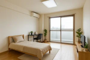 山梨県立大学池田キャンパス周辺のマンスリーマンション・ウィークリーマンション「甲府丸の内エリア✨駐車場＆Wifi無料♪家具家電付！ 503(No.1252132)」メイン画像