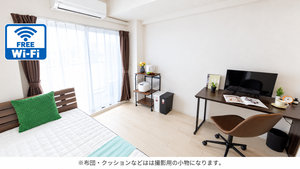 阿波座駅（大阪府）のマンスリーマンション・ウィークリーマンション「📣お値引き🈹キャンペーン✨Wi-Fi🛜無料✨禁煙🚭SステイEL阿波座プライムコート九条 1302(No.1252466)」メイン画像