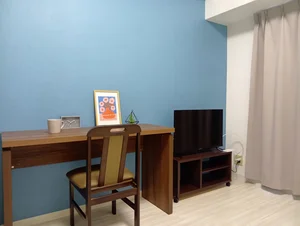 のマンスリーマンション・ウィークリーマンション「🌈新規オープン賃料半額　神戸市長田区／新長田駅徒歩1分🚊オートロック🔒分譲タイプ💡Wifi・スマートTV付📺【M035】(No.1253233)」メイン画像