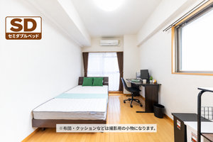 のマンスリーマンション・ウィークリーマンション「SステイEL南森町駅前【禁煙ルーム】 603(No.1253238)」メイン画像