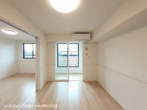 山形県のマンスリーマンション・ウィークリーマンション「フォンテーヌⅢ　Ｂ 203・洋室(No.1253419)」メイン画像