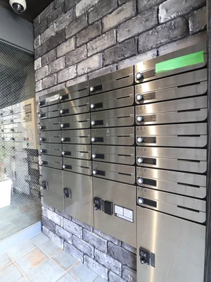 集合ポスト　郵送物の受け取り可能です！