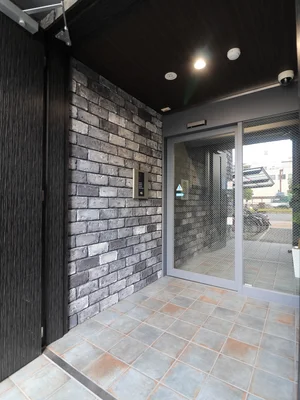 オートロックあり　セキュリティに考慮された