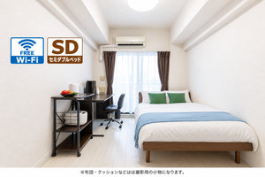 本町駅（大阪府）のマンスリーマンション・ウィークリーマンション「SステイLC本町【禁煙ルーム・Wi-Fi無料】 1002(No.1254095)」メイン画像