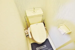 トイレにはウォシュレットも完備！倉敷水島エリアに出張の方におススメ物件。駐車場完備のWi-Fiルーター利用可。