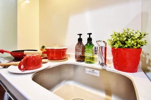 1口IHコンロ完備☆彡簡単な調理器具から、電子レンジ、ケトル、炊飯器まで完備です( ^ω^ )