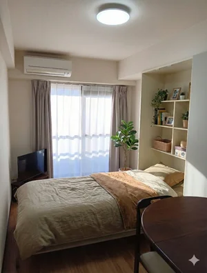 のマンスリーマンション・ウィークリーマンション「🌈新規オープン賃料半額　山陽手柄駅徒歩８分🚃オートロック🔒最上階⛅Wifi無料👍スマートTV📺【M037】(No.1258454)」メイン画像