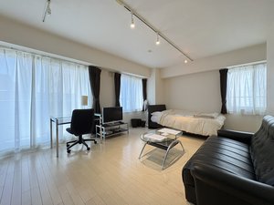 札幌市のウィークリーマンション「【地下鉄「さっぽろ」駅徒歩５分｜11月限定キャンペーンあり｜即日入居OK】デザイナーズ札幌 1K🚭(No.125852)」メイン画像