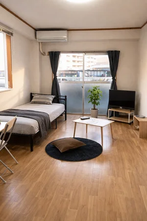 西鉄久留米駅（福岡県）のマンスリーマンション・ウィークリーマンション「トーマンスリー久留米市日ノ出町★大学病院近く★コンビニ近く（久留米市日ノ出町） 1K(No.1260421)」メイン画像