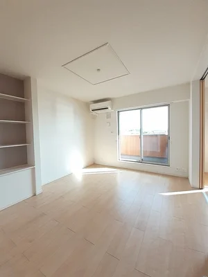 板野郡松茂町のマンスリーマンション・ウィークリーマンション「ルミエール松茂西　Ⅱ 201・洋室(No.1260429)」メイン画像