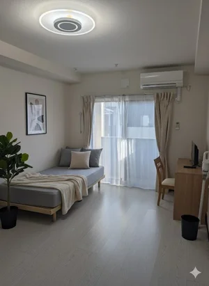 のマンスリーマンション・ウィークリーマンション「【駅徒歩2分】Wi-Fi＆家具家電付き出張向け 208[SZ007](No.1261809)」メイン画像