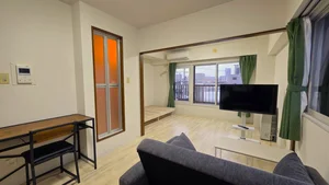 のマンスリーマンション・ウィークリーマンション「【菊水駅歩1分・ｲﾝﾀｰﾈｯﾄ無料・エアコン付き、病院近く】セントパーク 402・1DK(No.1261888)」メイン画像