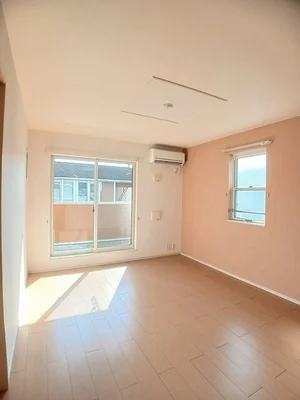 福山市のマンスリーマンション・ウィークリーマンション「アクティフ神辺Ｄ 202・洋室(No.1263148)」メイン画像