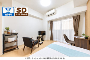 大阪府のマンスリーマンション・ウィークリーマンション「📣お値引き🈹キャンペーン✨Wi-Fi🛜無料✨禁煙🚭SステイAD心斎橋ラシュレ本町 207(No.1263337)」メイン画像