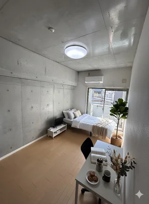 のマンスリーマンション・ウィークリーマンション「【岐阜市住ノ江町/名鉄岐阜駅徒歩4分/スマートTV・Netfrix見放題】（マンスリーベースＪＰNo.008,009） 1K(No.1263345)」メイン画像