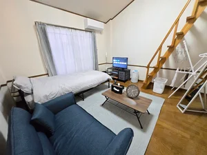 のマンスリーマンション・ウィークリーマンション「■JR琵琶湖線草津駅/草津駅徒歩10分/立命館大学びわこ・くさつキャンパス通学圏内【MJM草津栄光ハイツ】 202・1K(No.1263352)」メイン画像