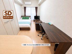 のマンスリーマンション・ウィークリーマンション「📣お値引き🈹キャンペーン✨Wi-Fi🛜レンタル可✨禁煙🚭SステイCH堺筋本町🛌セミダブルベッド(No.1265356)」メイン画像