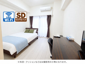 大阪府のマンスリーマンション・ウィークリーマンション「📣お値引き🈹キャンペーン✨Wi-Fi🛜無料✨禁煙🚭セミダブル🛌Sステイ江戸堀パークフロント(No.1265361)」メイン画像
