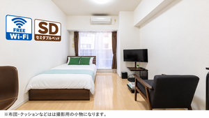 本町駅（大阪府）のマンスリーマンション・ウィークリーマンション「SステイJG本町East堺筋本町【禁煙ルーム・Wi-Fi無料】(No.1265365)」メイン画像