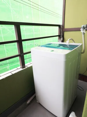 洗濯機あり 衣類やリネン類など洗濯でき、清潔に保っていただけます!ほかにも空気清浄機や掃除機など家電類豊富!