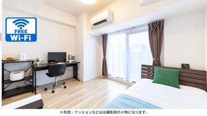 大阪市天王寺区のマンスリーマンション・ウィークリーマンション「SステイPS上町台クレスト【禁煙ルーム・Wi-Fi無料】(No.1266546)」メイン画像