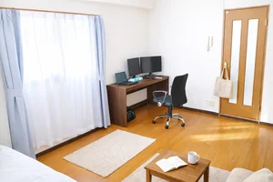 京都府のマンスリーマンション・ウィークリーマンション「【花園駅徒歩3分🚉】Wi-Fi無料＆家具家電付・オートロック付 205・1K(No.1268597)」メイン画像