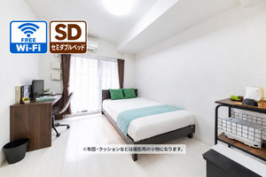 のマンスリーマンション・ウィークリーマンション「📣お値引き🈹キャンペーン✨Wi-Fi🛜無料✨禁煙🚭SステイRH桜宮リバーテラス🛌セミダブルベッド(No.1268665)」メイン画像