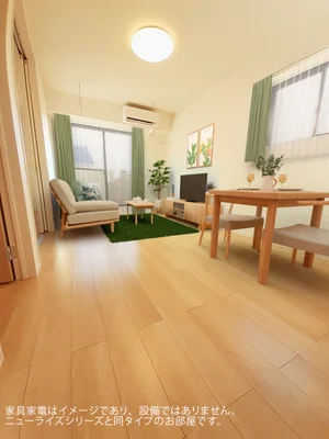 のマンスリーマンション・ウィークリーマンション「ポルト　ボヌール　Ⅱ 202・洋室(No.1269103)」メイン画像