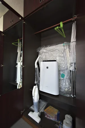 掃除機などの家電だけでなく、空気清浄機や室内物干竿などあって嬉しい備品も沢山ご用意しておりますので是非ご活用ください♪